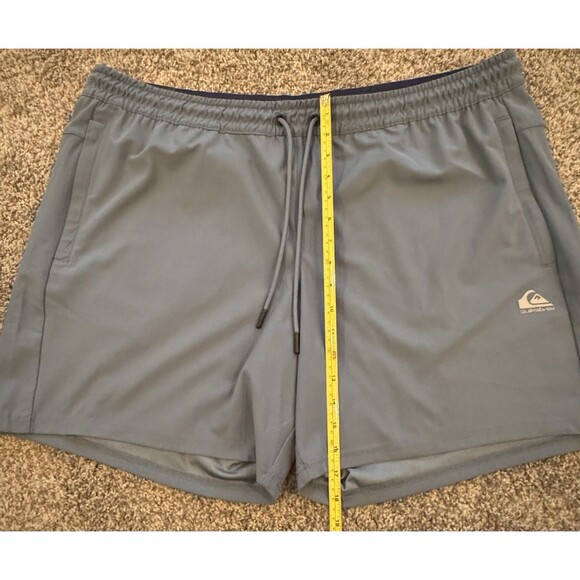Quiksilver Men's Active Shorts XXL Blue NWT 4-Way Stretch Moisture-Wicking Gym - Picture 5 of 14